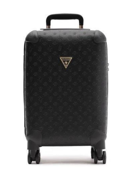 Guess Wilder Cabin Hard Suitcase Black With 4 Wheels Height 53cm