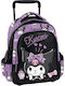 Graffiti School Bag Trolley Kindergarten Multicolour with Water Bottle Holder