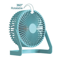 Rp Ανεμιστήρας Γραφείου Ofilia Usb Δύο Ταχυτήτων 6"-5w/5vdc Γαλαζοπράσινος Rp Ανεμιστήρας Γραφείου Ofilia Usb Δύο Ταχυτήτων 6"-5w/5vdc Γαλαζοπράσινος