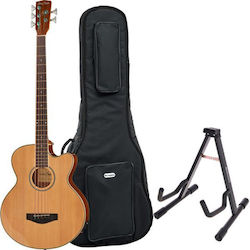 Harley Benton B-35nt Acoustic Bass Bundle