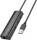 Hoco HB42 Easy Hub 4 Ports USB 3.0 with USB-A C...