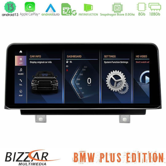 Bizzar Car Audio System for BMW X1 (F48) 2015-2017 (Bluetooth/USB/AUX/WiFi/GPS/Apple-Carplay/Android-Auto/CD) with Touch Screen 10.25"