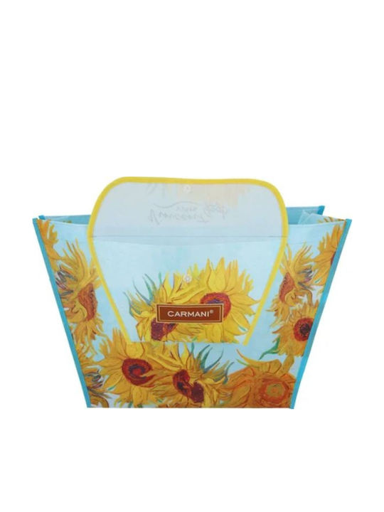 Τσαντα Ωμου Πλαστικη Van Gogh Sunflowers 46χ11 Carmani 021-9083