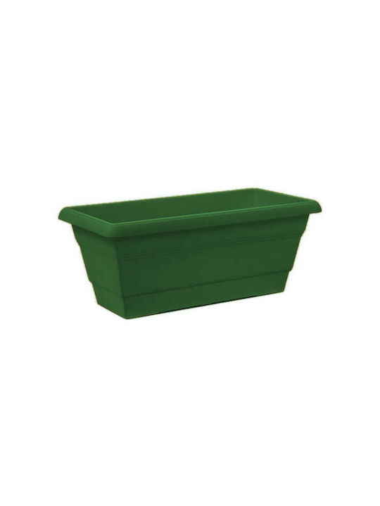 Atmosphera Festone Planter Box Plastic Green 78x25x20cm.