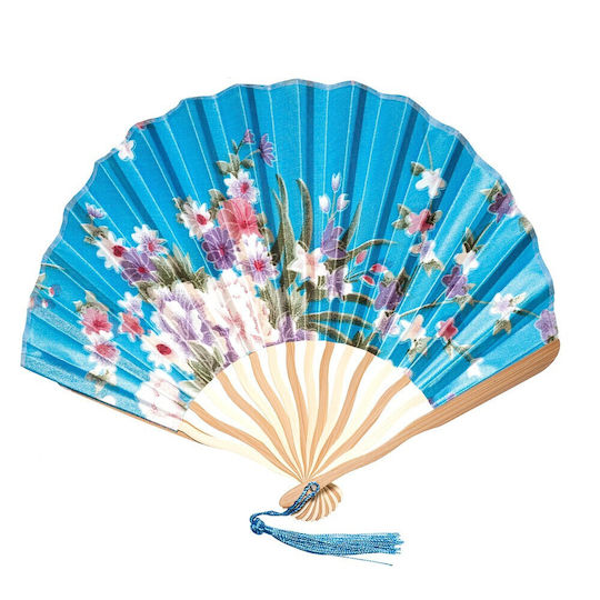 FantazyStores Βεντάλια Μπλε 23εκ.