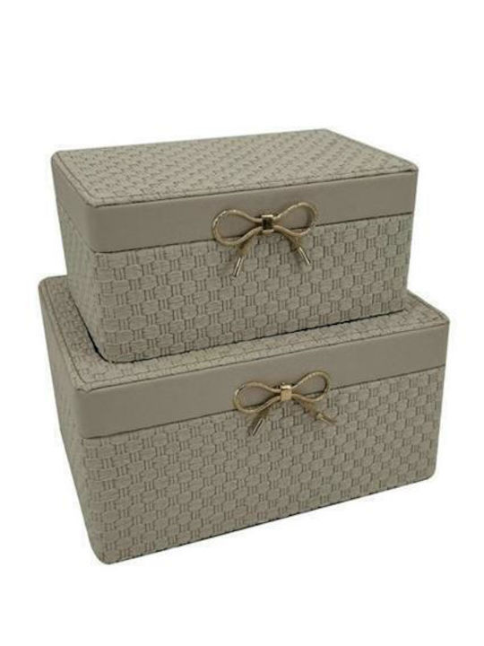 Set Cutii Decorative Lemnoase 2buc