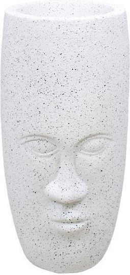 Fylliana Planter Metal White 31x30x68cm.