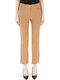 Women's Fabric Trousers Light Brown