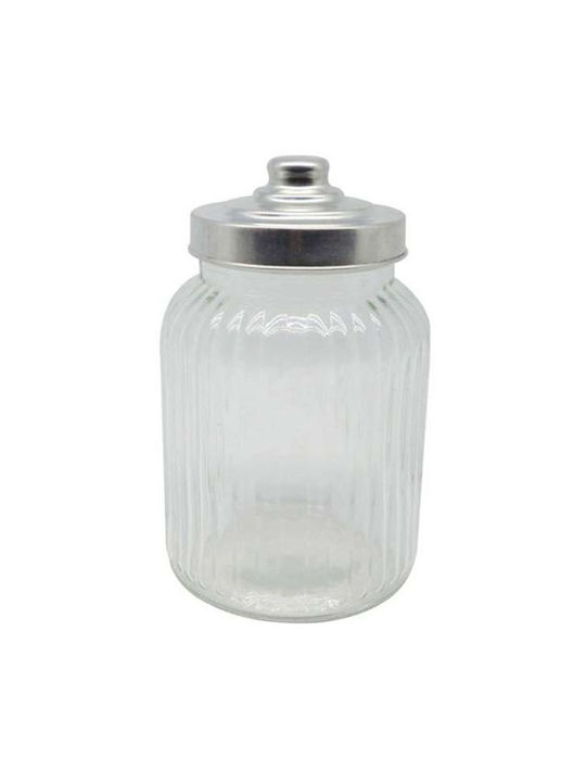 Ankor Vase Allgemeine Verwendung mit Deckel Glas Gray 900ml