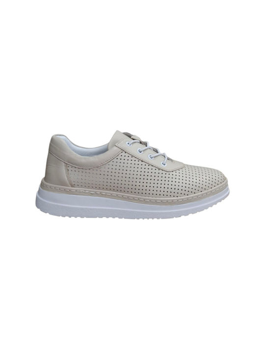 Γυναικεία Ανατομικά Sneakers Μπεζ