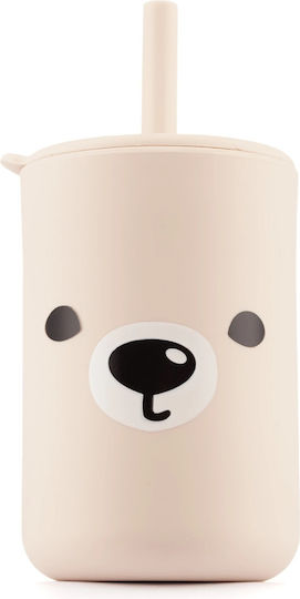 Kidnort Baby Cup made of Silicone Beige 200ml