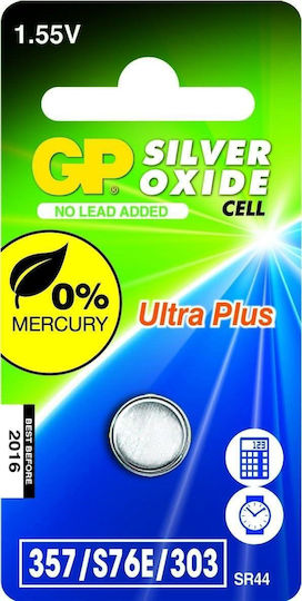 Silber-Oxid Uhrenbatterie Sr44 1,55V Gp Blister 1-Pack