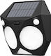 Inlight Wall Mounted Solar Light 6W with Warm White Light 3000K IP65 16cmx16cmx6cmcm
