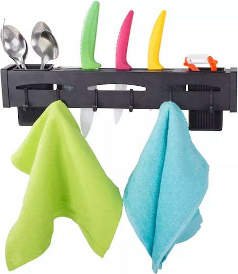 Wall Metal Shelf 10.5x5x6.5cm Black
