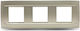 7442.3.tv.bs Frame 3-Position Satin Bronze Plastic Geyer