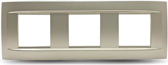 7442.3.tv.bs Frame 3-Position Satin Bronze Plastic Geyer
