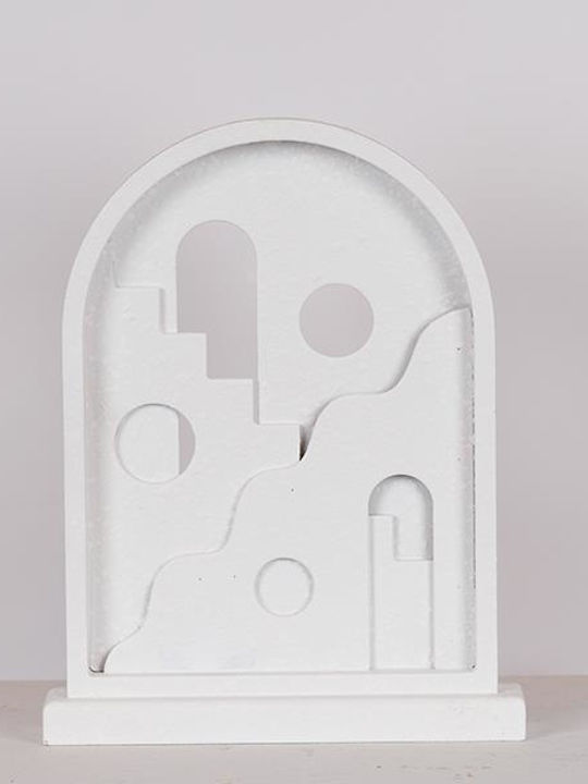 Eurolamp Σετ Διακοσμητικά Σπιτάκια από Ξύλο 26x4.5x20cm 2τμχ