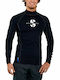 Scubapro UPF 50 Men Long Sleeve Sun Protection Shirt Black