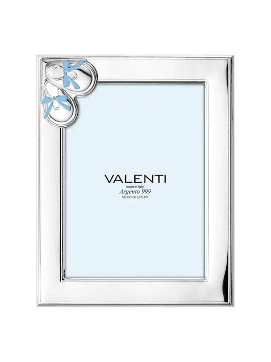 Valenti Παιδική Κορνίζα Ασημένια 13x18cm