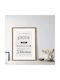 Αφίσες Poster Η Животът Е Вкусен Поставка Рамка от Дърво Свещен 70x100cm