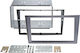ACV DIN Fascia Panels 2 Din for Lexus RC Opel Agila / Astra / Corsa / Meriva / Tigra / Combo / Omega / Signum / Vectra / Vivaro / Zafira 2000-2006