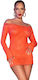 Chilirose Sexy Dress Orange