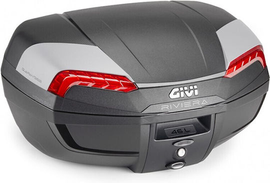 Givi Riviera Monolock Monolock Μπαγκαζιέρα Μοτοσυκλέτας 46lt Μαύρη