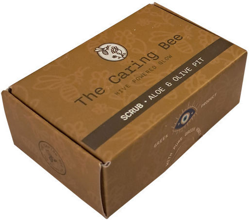 Meli Helmos Caring Bee Aloe Σαπούνι Απολέπισης Σώματος 120gr