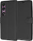 Book Δερμάτινο Μαύρο (Xperia 1 VI)