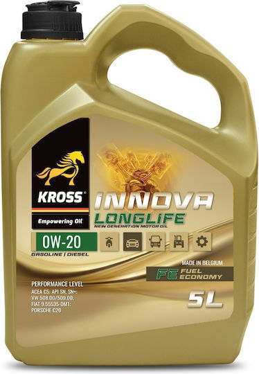 Kross Innova Synthetisch,Polyester/Cotton/Leather Autopflegeöl 0W-20 5Es
