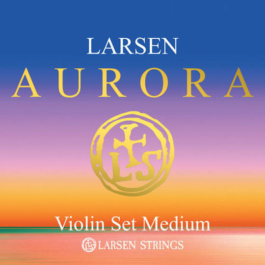 Larsen Aurora Violin Strings Set 4/4 D Silver