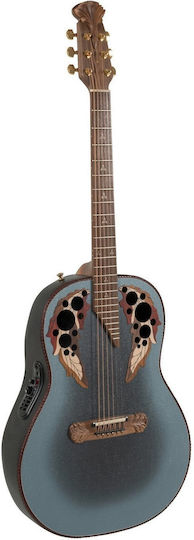 Adamas Semi-Acoustic Guitar 1687gt Deep Non-Cutaway Reverse Blue Burst 1687gt-8-g