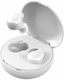 In-ear Bluetooth Handsfree Ακουστικά Λευκά
