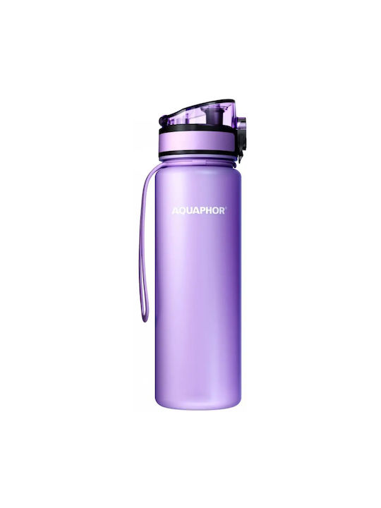 Aquaphor City Παγούρι με Φίλτρο 500ml Μωβ