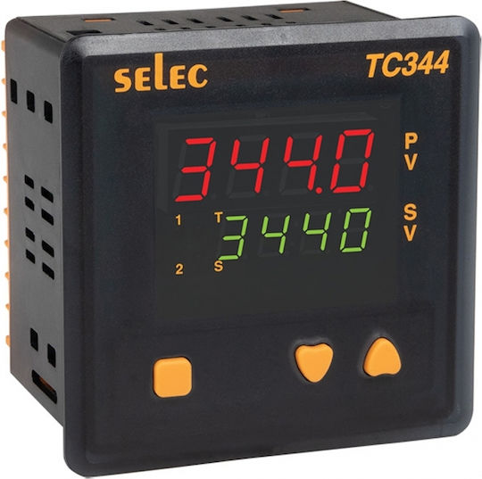 Digital Temperature Controller 96x96 90-270vac/vdc Output 2c/o+ Ssr Tc344ax Selec Industrial Facilities Accessories 03.053.0118
