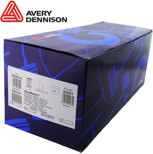 Dennison Nylon Plastic Needles 65mm 5,000 Pcs