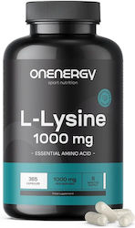 OnEnergy L-lysine 1000mg 365 Κάψουλες OnEnergy L-lysine 1000mg 365 Κάψουλες