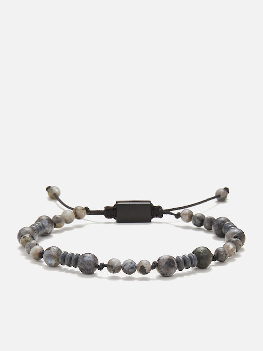 Chrysostomos Men's Macrame Bracelet Made of Cord 16.5cm