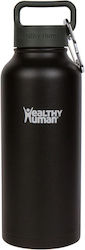 Healthy Human Θερμός 950ml Stein Bottle Pure Black Healthy Human