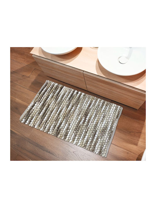 Kipper Πατάκι Μπάνιου Βαμβακερό 5206952024261 Beige 50x80εκ.