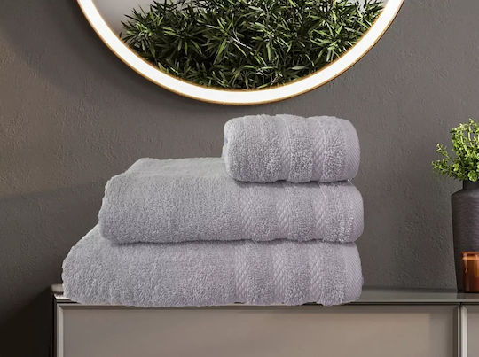 Makis Tselios Home Bath Towel Silver Weight 450gr/m²