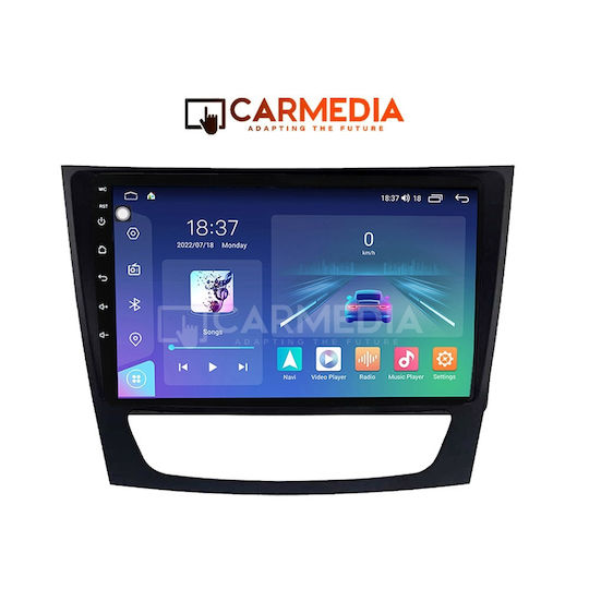 Carmedia Car Audio System for Mercedes-Benz E Class / CLS Class 2003-2009 (Bluetooth/USB/WiFi/GPS/Apple-Carplay/Android-Auto) with Touch Screen 9"