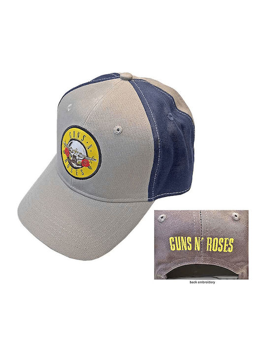 Τζόκεϊ Καπέλο Gunsnroses Γκρί Σκούρο Μπλε