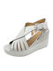 Platforme dama Culoare Full Face Alb