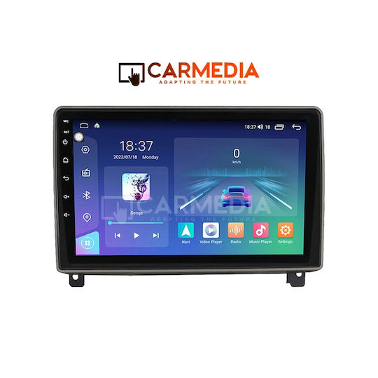 Carmedia Car Audio System for Peugeot 407 2004-2011 (Bluetooth/USB/WiFi/GPS/Apple-Carplay/Android-Auto) with Touch Screen 9"