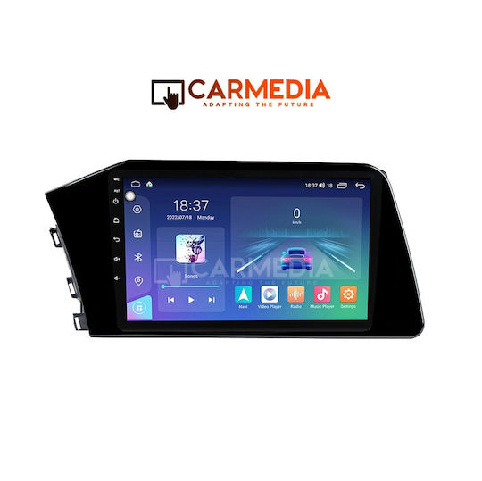 Carmedia Ηχοσύστημα Αυτοκινήτου για Hyundai Elantra 2020 (Bluetooth/USB/WiFi/GPS/Apple-Carplay/Android-Auto) με Οθόνη Αφής 9"