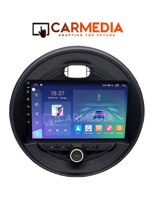 Carmedia Auto-Audiosystem für Mini Kooper / Clubman / Straßenkreuzer / Landsmann (Bluetooth/USB/WiFi/GPS/Apple-Carplay/Android-Auto) mit Touchscreen 9"