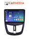 Carmedia Car Audio System for Peugeot 207 2007 (Bluetooth/USB/WiFi/GPS/Apple-Carplay/Android-Auto) with Touch Screen 9"
