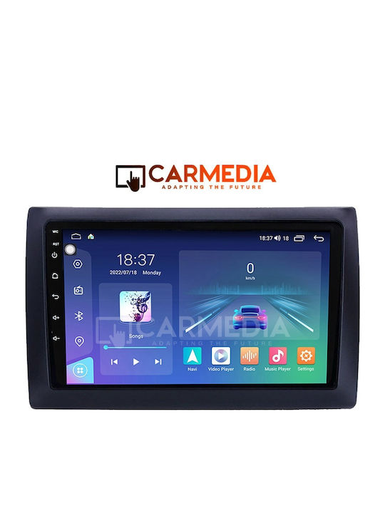 Carmedia Car Audio System for Fiat Stilo 2001-2008 (Bluetooth/USB/WiFi/GPS/Apple-Carplay/Android-Auto) with Touch Screen 9"