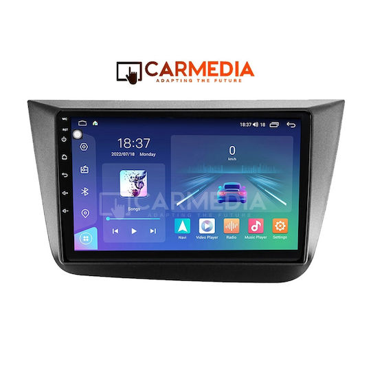 Carmedia Car Audio System for Seat Altea 2004-2015 (Bluetooth/USB/WiFi/GPS/Apple-Carplay/Android-Auto) with Touch Screen 9"